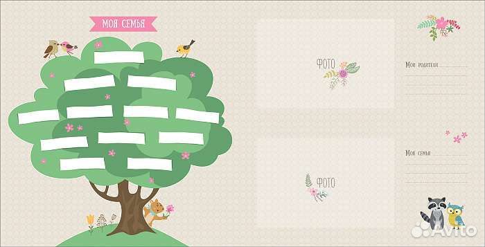 Новый Фотоальбом от рождения до года Наш малыш