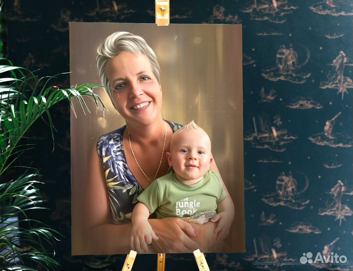 Портрет на холсте