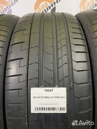 Pirelli P Zero PZ4 255/40 R22 103V