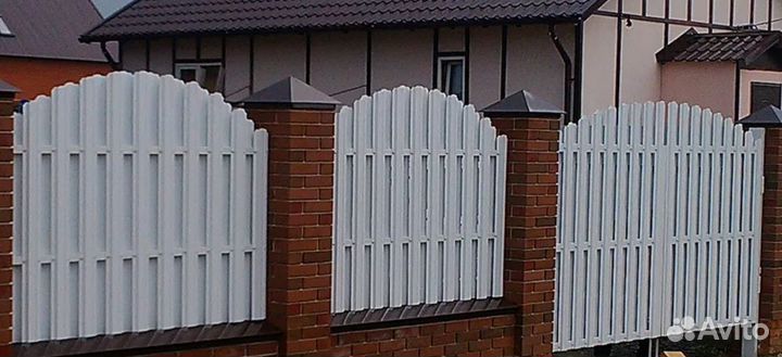 Забор металлический качественно под ключ