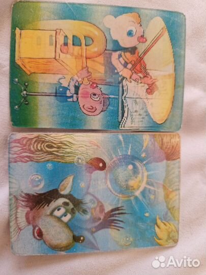 Переливные календарики СССР
