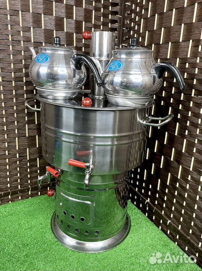 Турецкий самовар на дровах