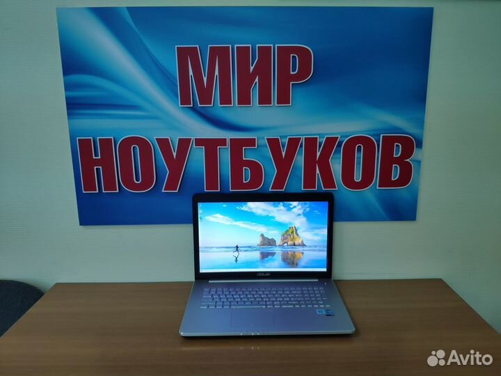Ноутбук Asus / core i7 / 17 дюймов IPS / GTX