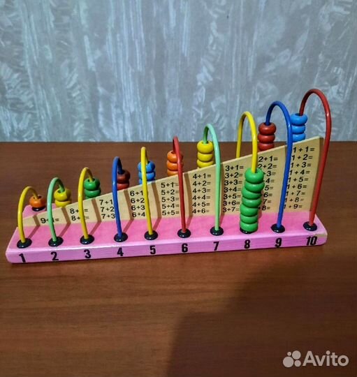 Счеты деревянные детские