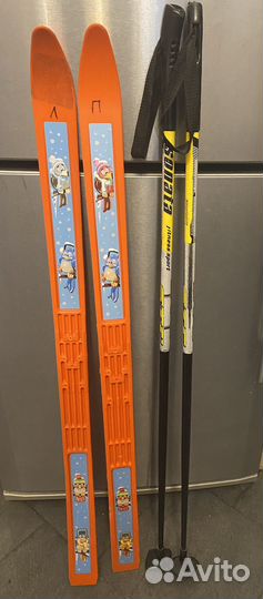 Лыжные ботинки NNN 38, лыжи детские