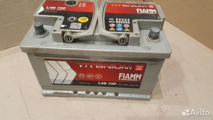 Аккумулятор б/у 75Ач 730А Fiamm