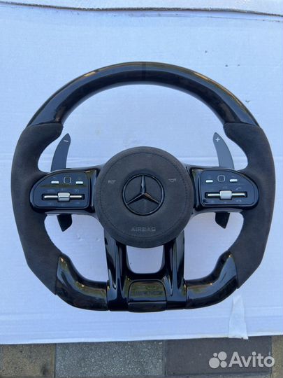 Руль с подушкой mersedes W222 AMG
