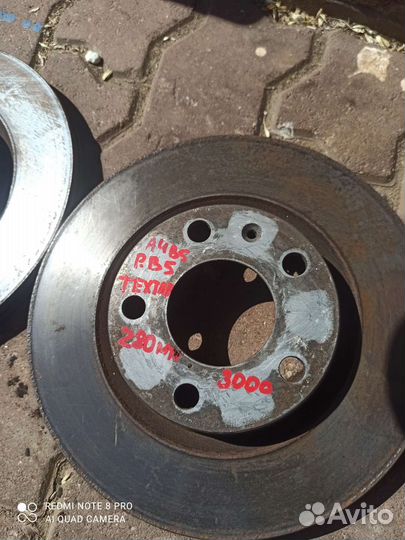 Ауди А4(В5) Пассат В5 Диски тормозные textar 280мм