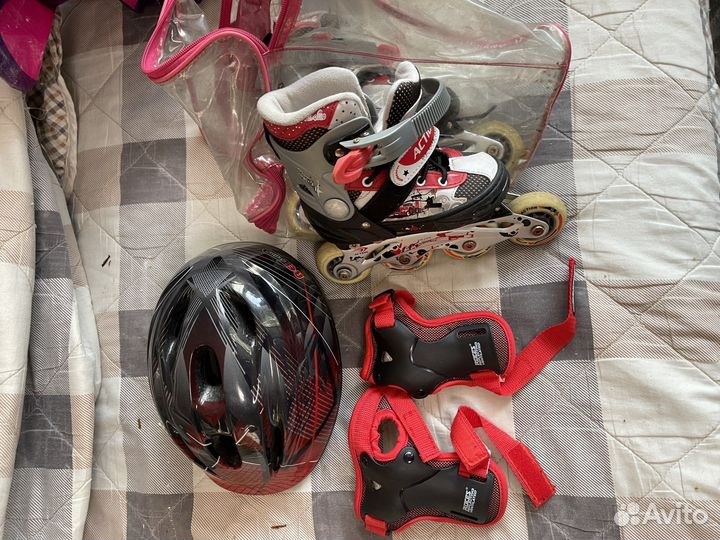 Детские ролики шлем