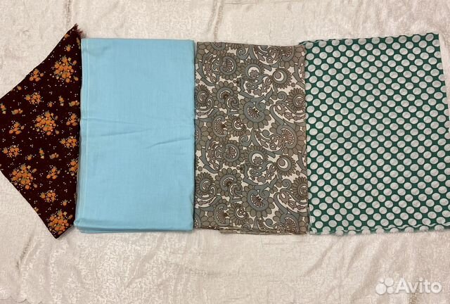 Отрез ткани хлопок СССР новые