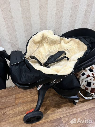 Конверт в коляску зимний натур. шкурка овчины bozz