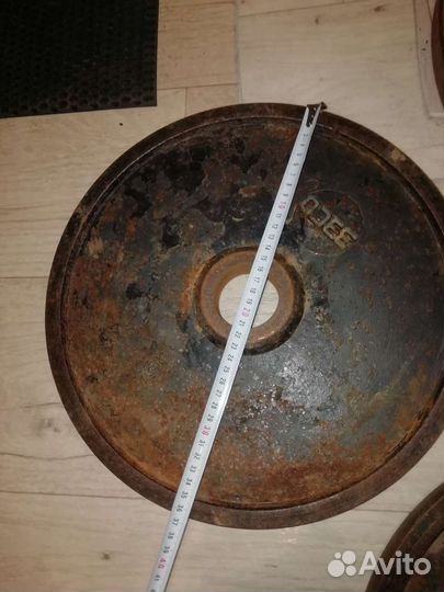 Блины для штанги 10, 20кг, гриф для штанги.(100кг)