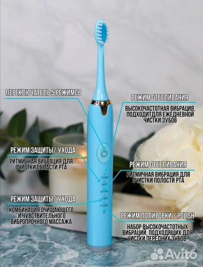 Электронная зубная щетка