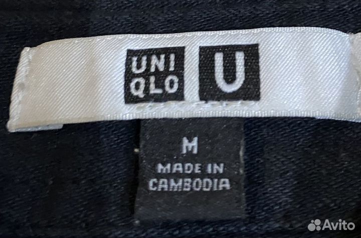 Рубашка джинсовая женская оверсайз uniqlo