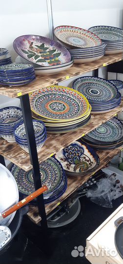 Посуда узбекская, ляган, пиала, коса