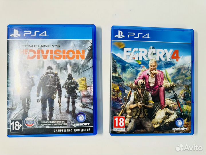 Игры The Division, Farcry4 ps4