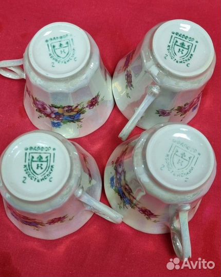 Кофейные пары. Коростенский фарфор. Клеймо