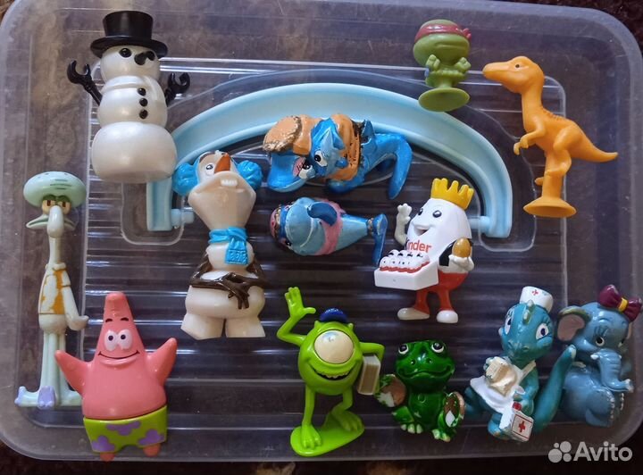 Фигурки животных, магистр Йода и др