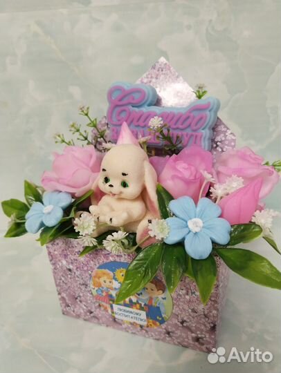 Подарочный букет из мыла