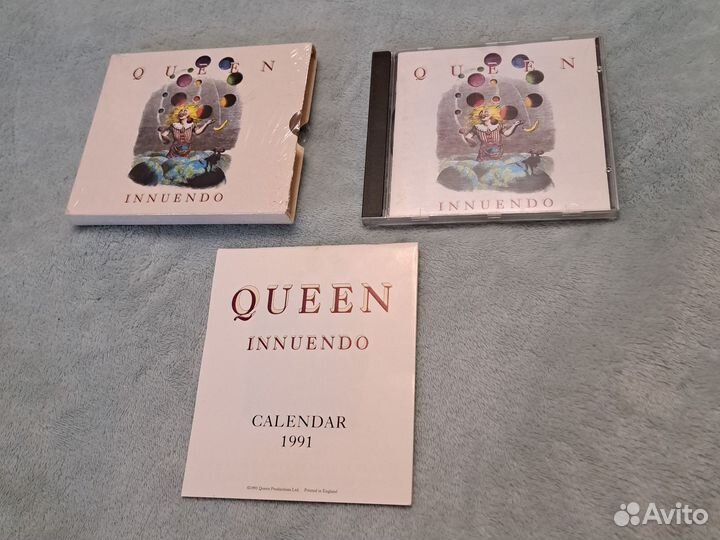 Queen cd innuendo с календарем