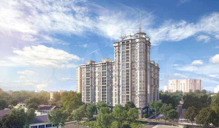 3-к. квартира, 123,1 м², 17/22 эт.