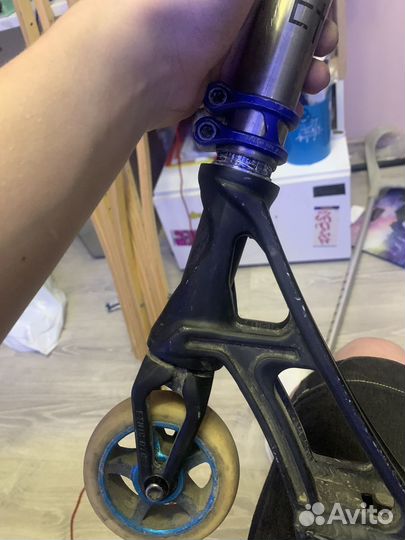 Трюковой самокат кастом парк