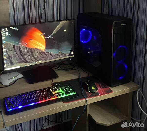 Игровой пк i5 3470 GTX 1060 Корпус GameMax 16Gb