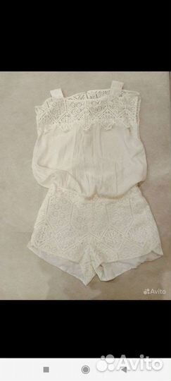 Ромпер шелк кружево