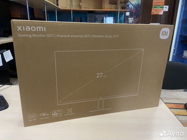 Монитор Xiaomi 27 Gaming G27i, Full HD, IPS, 165Hz