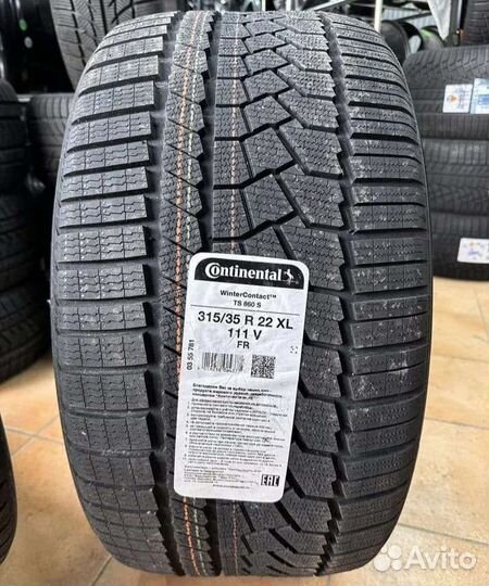 Continental ContiWinterContact TS 860S 275/40 R22 и 315/35 R22 110V