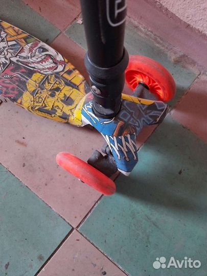 Самокат детский трехколесный бу