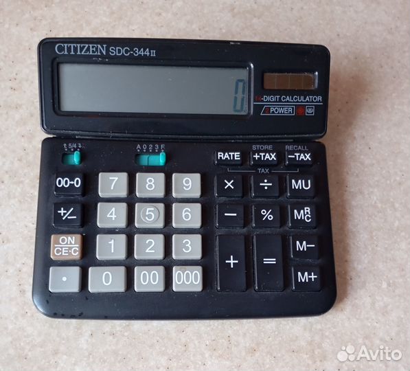 Калькуляторы Citizen, casio, Япония