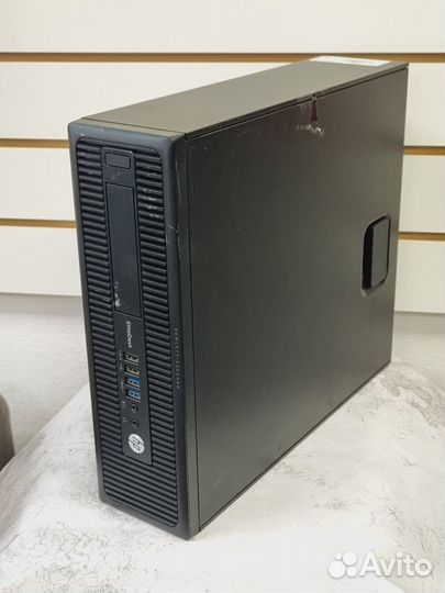 Офисный компьютер HP 8гб озу, 256 SSD