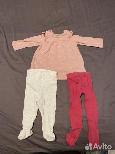 34 одежки для девочки от 0 до 1,5 лет