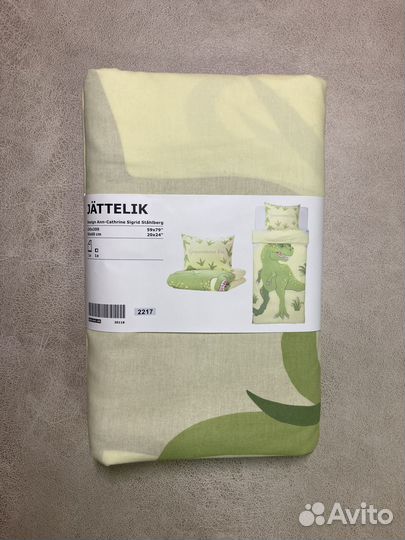 Детское постельное белье IKEA Динозавры