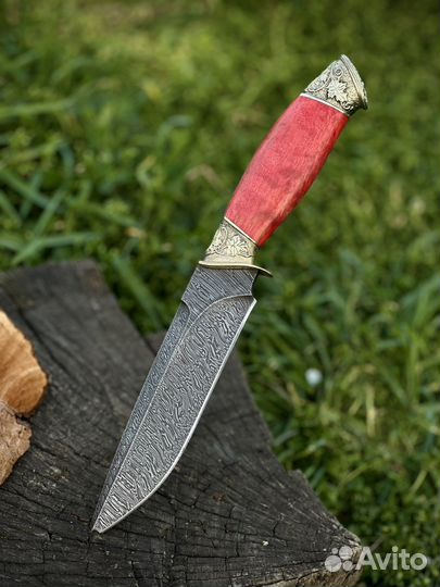 Нож из дамасской стали на подарок