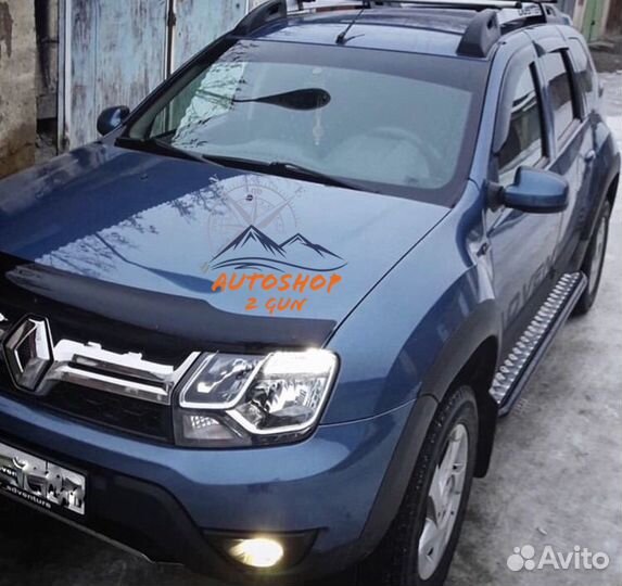 Пороги Рено Дастер «Эстонец» (чёрные)