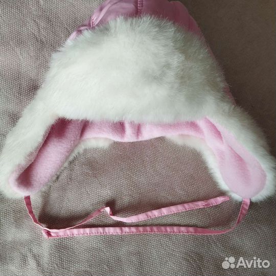 Шапочка для девочки зимняя 52