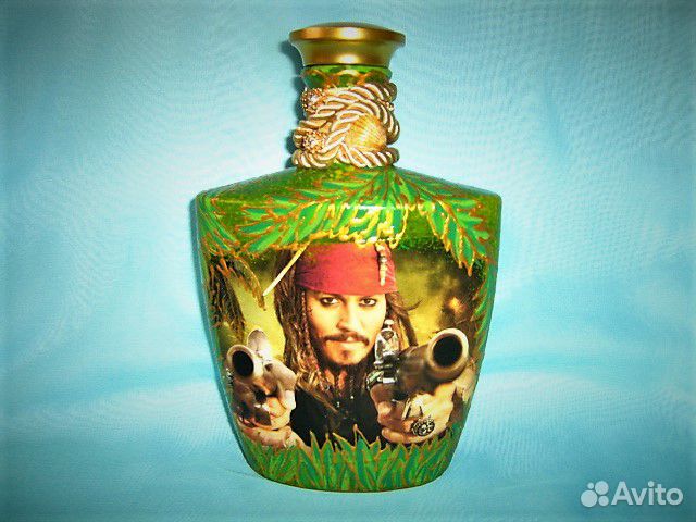 Декор бутылок для подарка