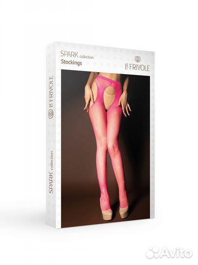 Открытые колготки, чулки с поясом, со стразами