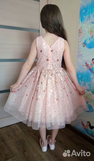 Детское нарядное платье 122