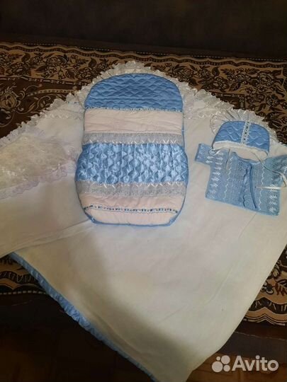 Конверт на выписку для мальчика осень