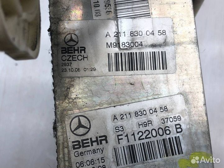 Радиатор кондиционера в печке Mercedes W211