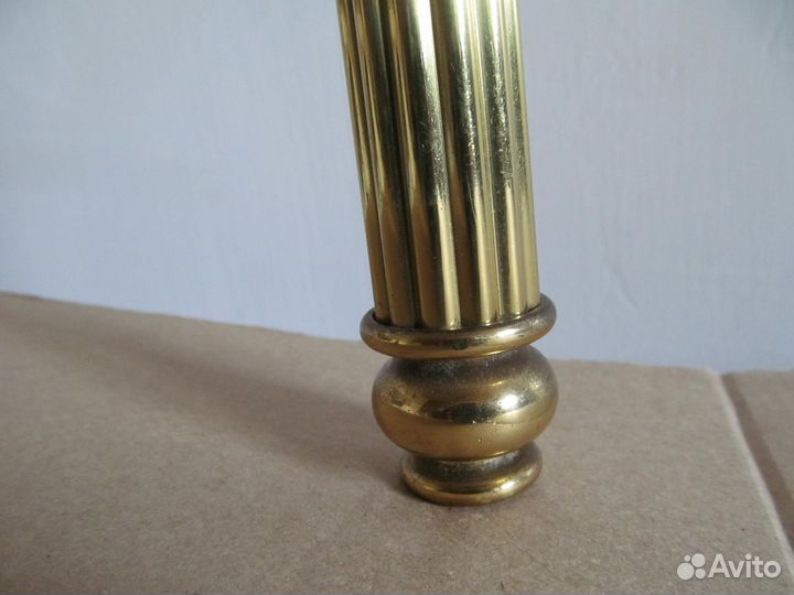 Журнальный столик винтаж латунь