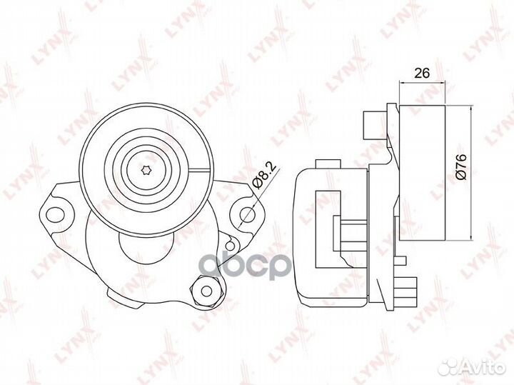 Натяжитель ремня навесного оборудования PT3020