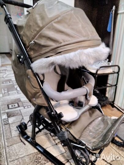 Санки коляска ника kids