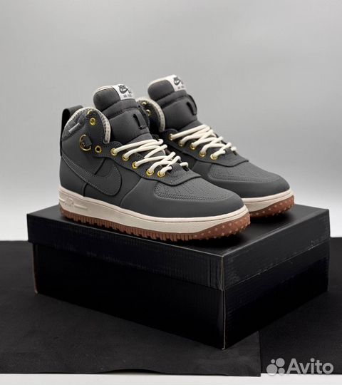 Nike air force 1 lunar duckboot зимние с мехом