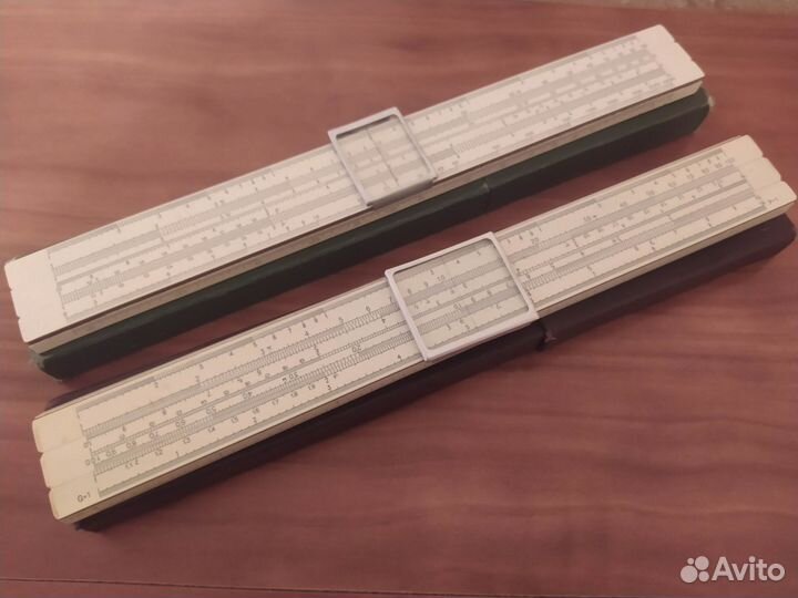 Логарифмическая линейка СССР 25 см 1963г. и 1970г