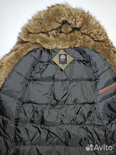 Зимняя куртка Canada goose меховая 52,54