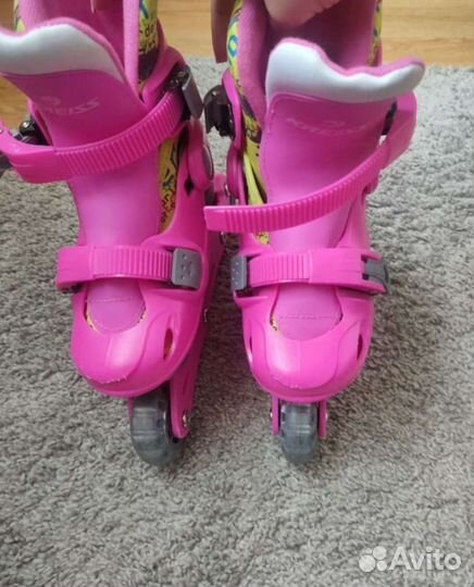 Роликовые коньки детские раздвижные